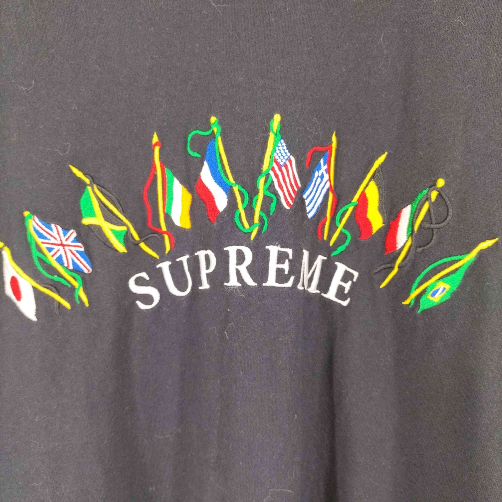 supreme flags l s top - トップス