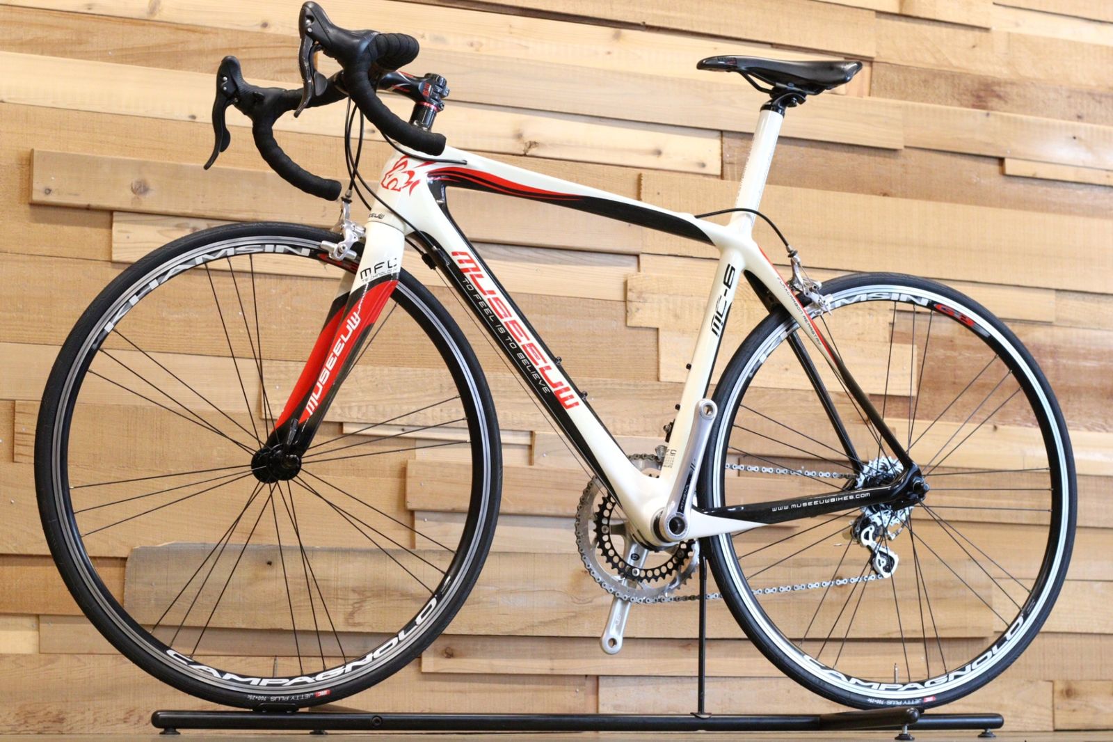 複雑な ムセウ MUSEEUW MC-6 2010年頃モデル 55サイズ カンパニョーロ アテナ 11S カーボン ロードバイク 立川店