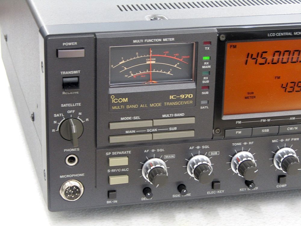  iCOM アイコム IC 970 J アマチュア無線機 144 430 MHzオールモードトランシーバー 20 W トランシーバー アマチュア無線
