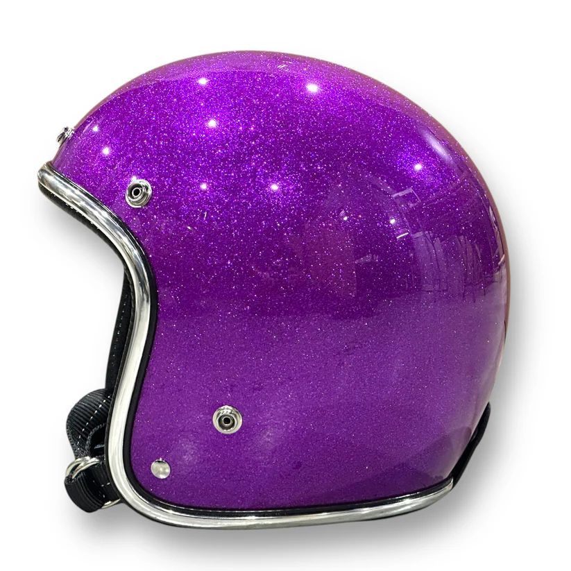 GLITTER 3/4 HELMET PURPLE 紫 パープル グリッターヘルメット