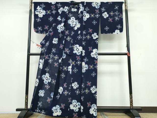 平和屋着物∴夏物 浴衣 有松鳴海絞り 吉祥文 綿 CAAW1150ng WWW_USTAUSTRALIA_COM_AU