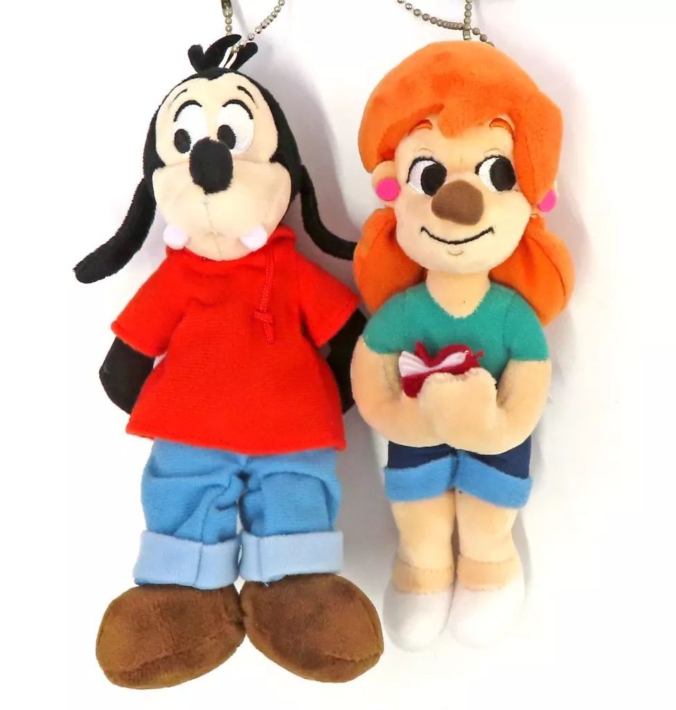 ディズニー　グーフィー　ぬいぐるみ　レトロ　ぬいぐるみバッジ　まとめセット ディズニー グーフィー ぬいぐるみバッジ 3点セット