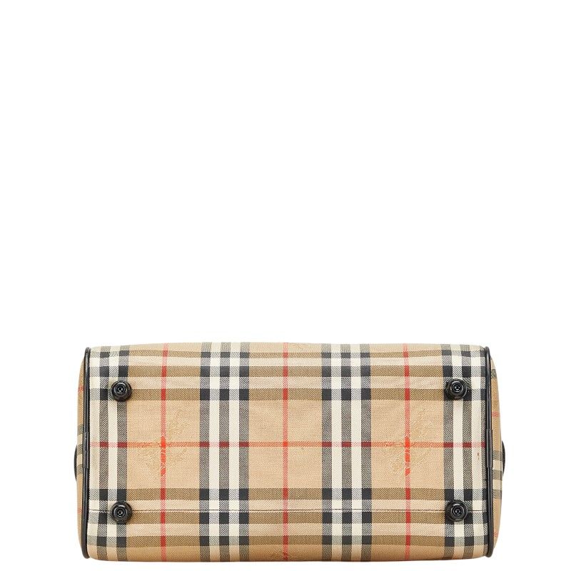 バーバリー ノバチェック シャドーホース ハンドバッグ ミニボストン