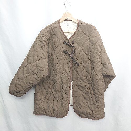 moi tytto ニュアンス柄キルティングコート moi tytto ダウンコート