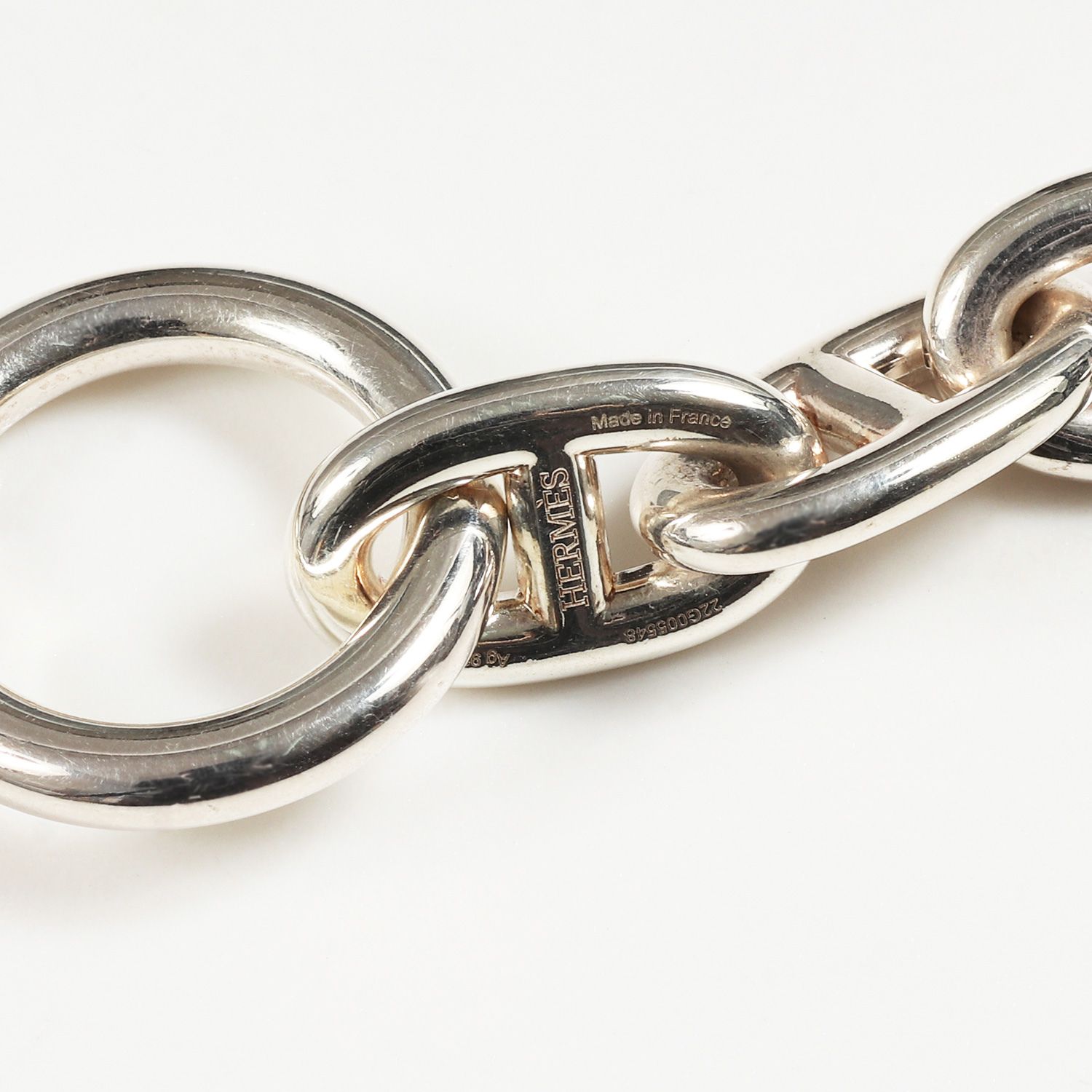 美品 HERMES エルメス シェーヌダンクル ブレスレット MM Chaine 