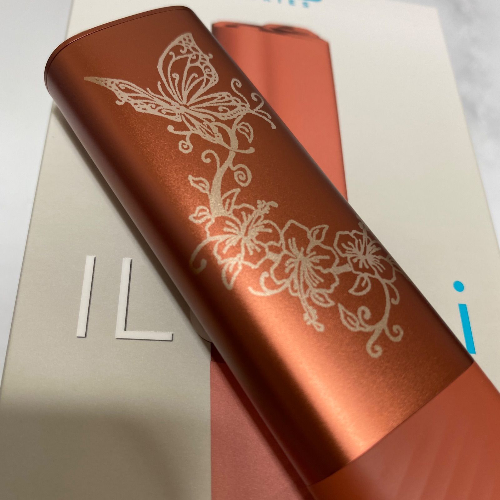 アゲハ蝶 デザイン レーザー加工 iQOS ILUMA i ONE アイコス イルマ i 