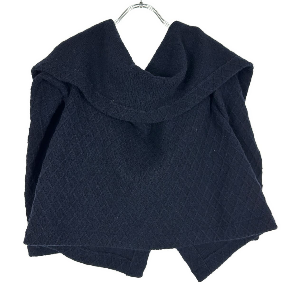 tricot COMME des GARCONS - tricot COMME des GARCONS トリココムデギャルソン 1999AW ビッグピンニットカーディガン TT-040440 ネイビー tricot COMME des GARCONS トリココムデギャルソン 1999AW ビッグピン