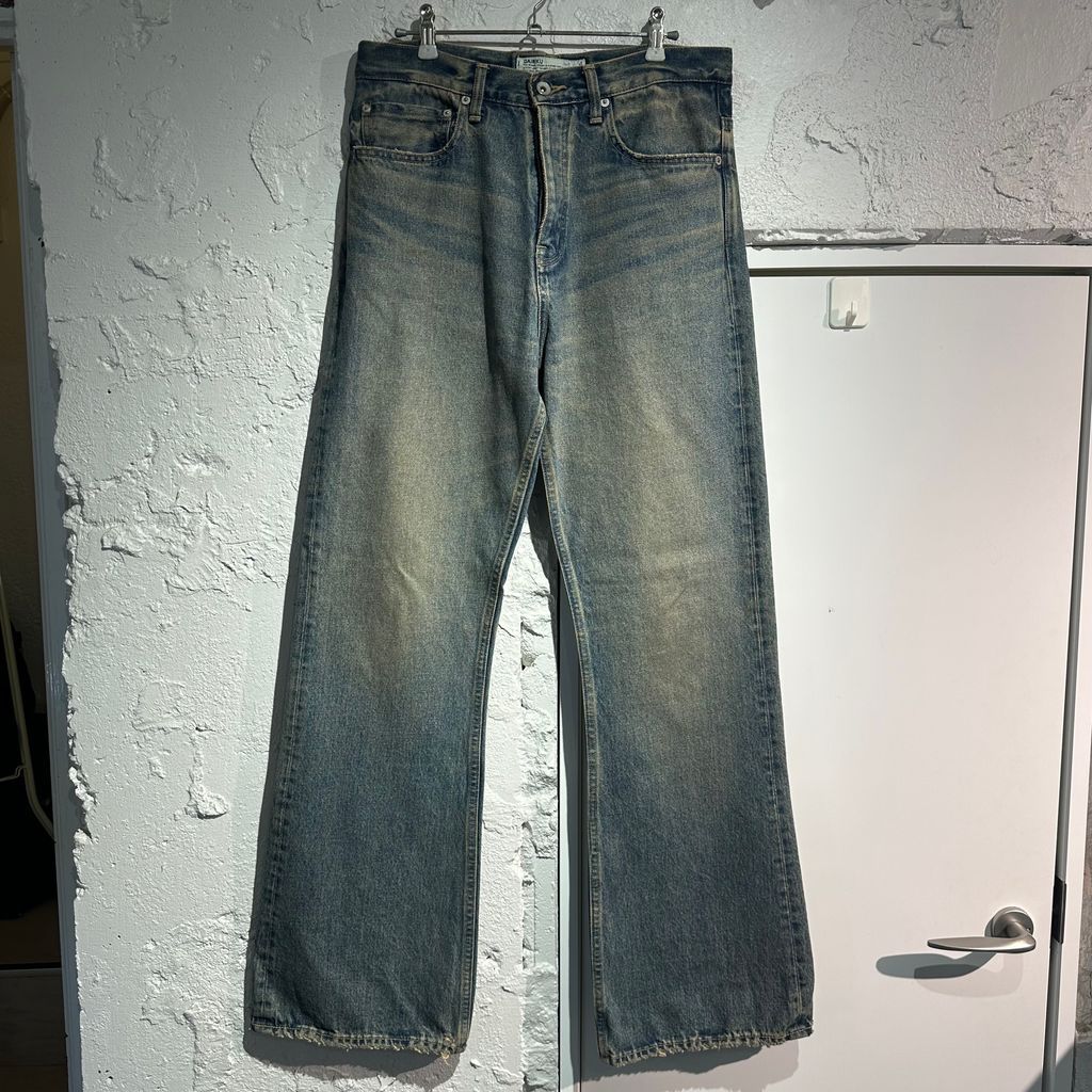 DAIRIKU ダイリク 22AW Flare Mud Vintage Denim Pants DAIRIKU ダイリク 22AW Flare Mud Vintage Denim Pants