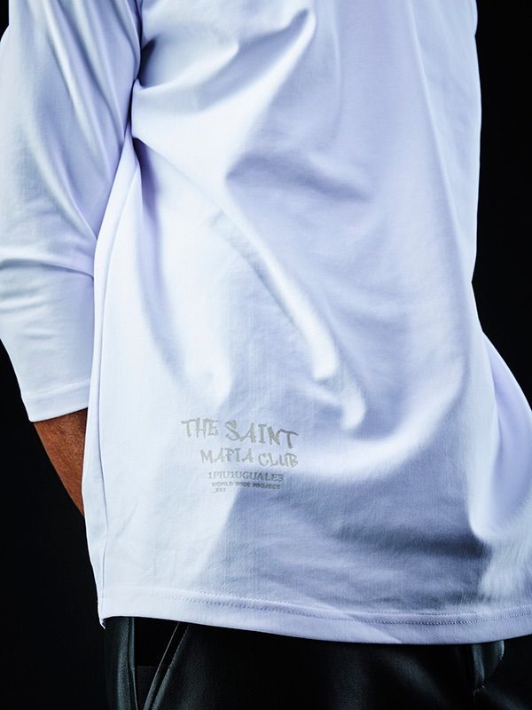 1PIU1UGUALE3 SPORT 2023 S/S 113 SPORT x SAINT MAFIA WHITE