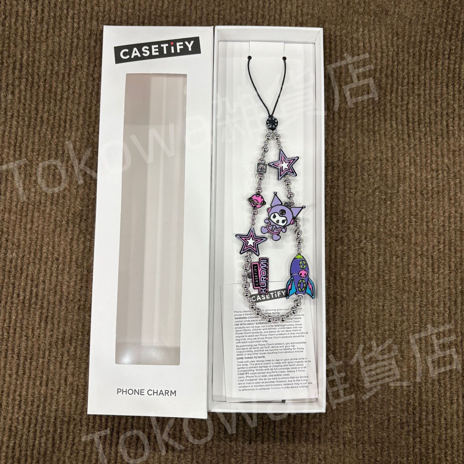 新品 CASETiFY クロミ スマホストラップ kuromi 限定アイテム