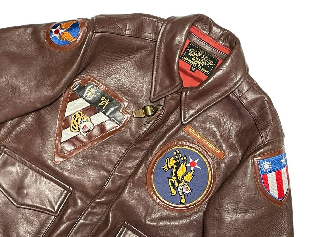 36 AERO LEATHER Co. エアロレザー A-2 フライトジャケット