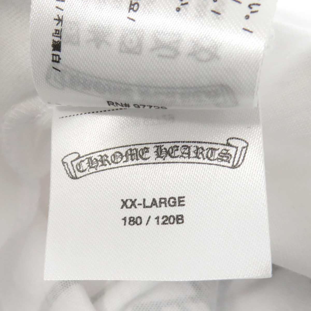 クロムハーツ ホノルル限定バックプラスオールドTシャツ メンズ M CHROME HEARTS クロムハーツ（原本無） ホノルル限定 バック CHプラス