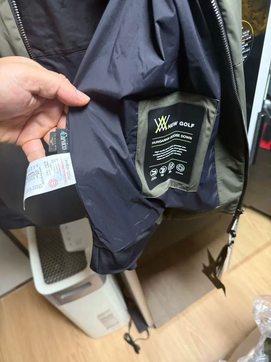 ANEW メンズ ダウンベスト カーキ LLC-HASEGAWATOSO_COM