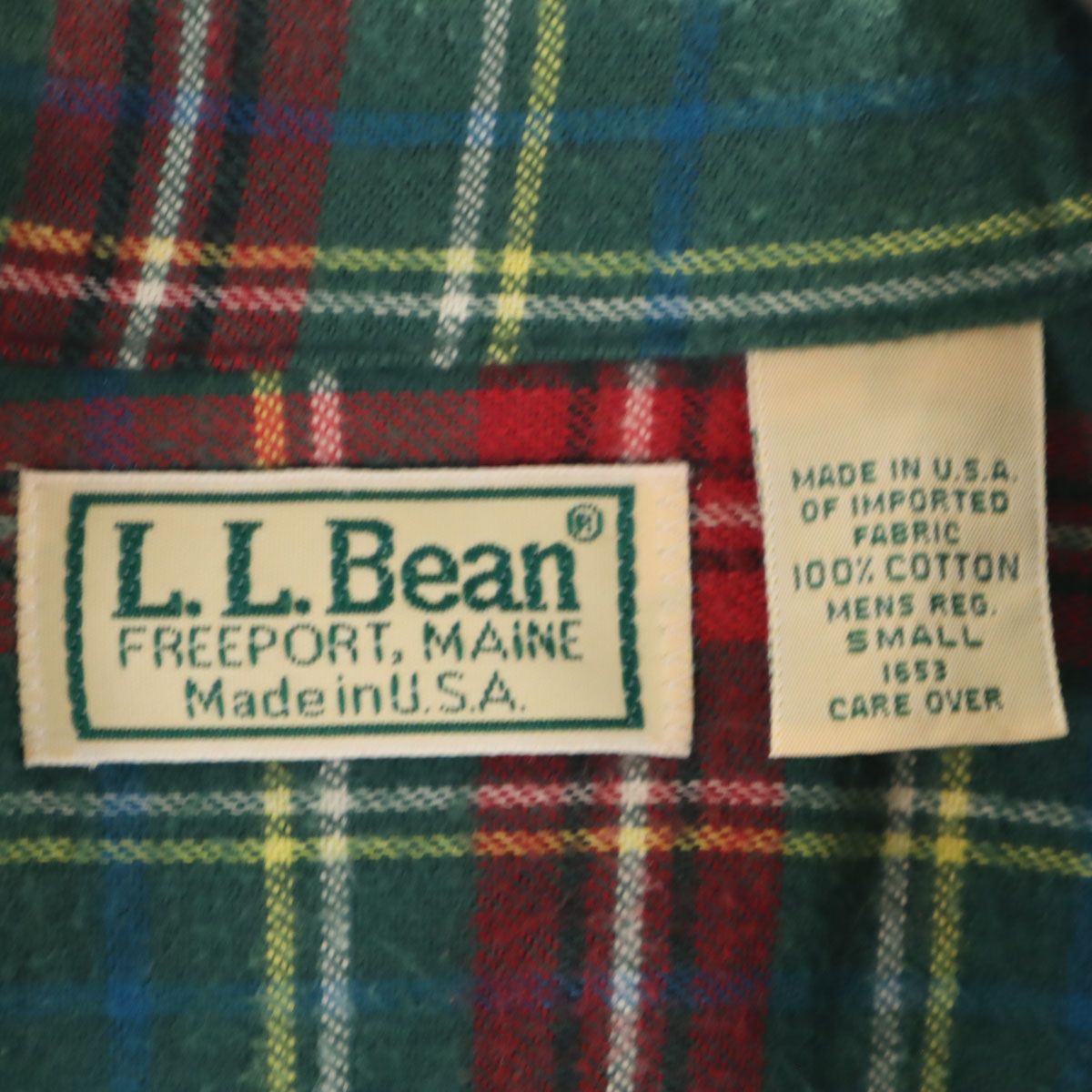 L.L.Bean エルエルビーン 80s USA製 ヴィンテージ チェック柄 L.L.Bean エルエルビーン 80s USA製 ヴィンテージ チェック柄