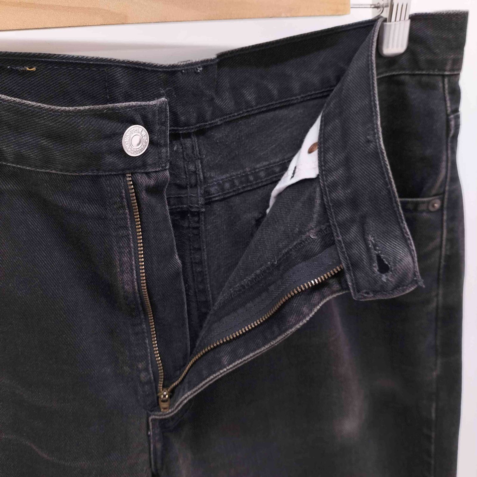 リーバイス Levis 90S MADE IN CANADA ボタン裏217 550 ワイドブラック