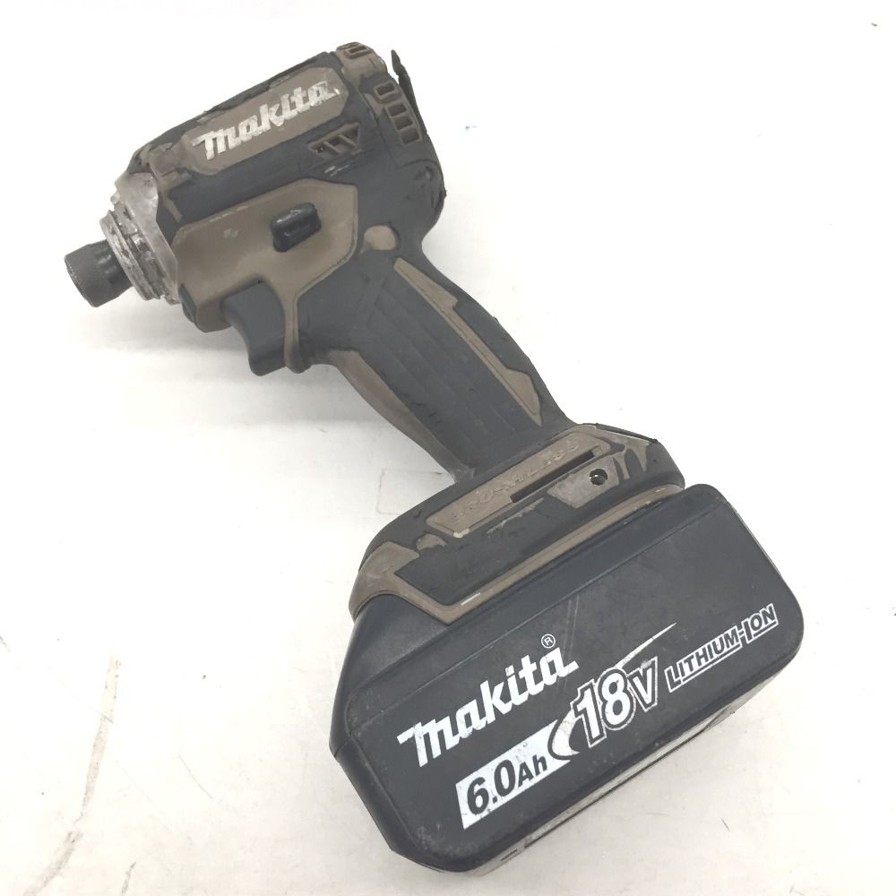 △△MAKITA マキタ 18Ｖ インパクトドライバ BL1860B付 充電回数65回 TD171D ブラウン - メルカリ