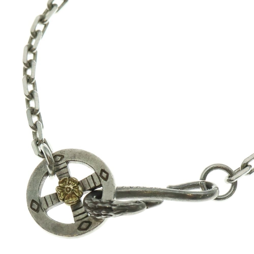 TADY - KING タディアンドキング イーグル フック-レギュラーホイールGPローズ付き 太角ネックレスチェーン シルバー ゴールド