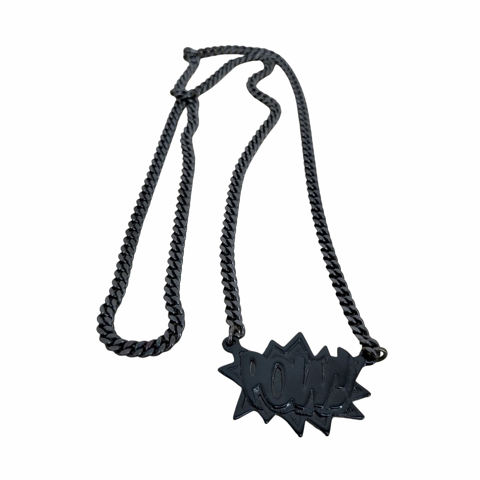 アンブッシュambush ネックレス　pow チェーン アンブッシュ AMBUSH POW CHAIN NECKLACE black メンズ 表記無