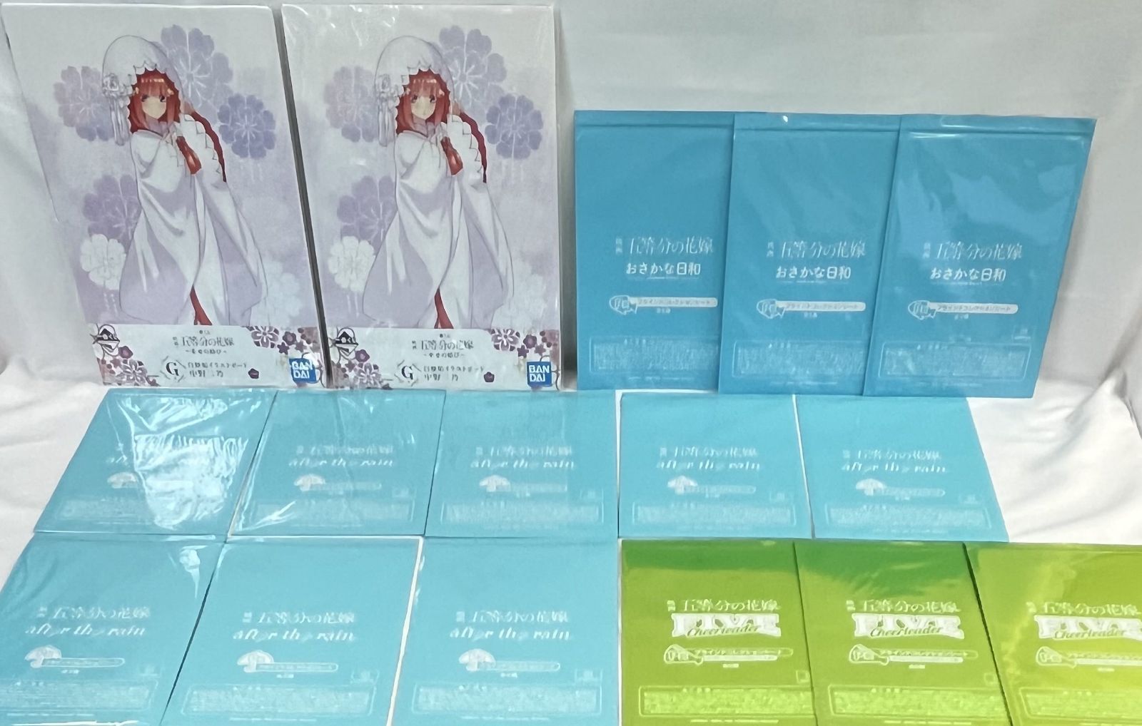 五等分の花嫁 一番くじ フィギュア 他 下位賞 まとめ売り 五等分の花嫁 フィギュア 10種、くじ下位賞44個セットまとめ売り