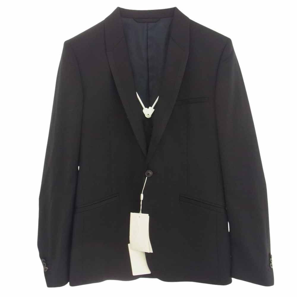 MAISON MARTIN MARGIELA メゾンマルタンマルジェラ 28BN140 10ライン ここのえタグ SMOKING 1B JACKET  ショールカラー スモーキング テーラード ジャケット ブラック系 46【新古品】【未使用】【中古】 - メルカリ