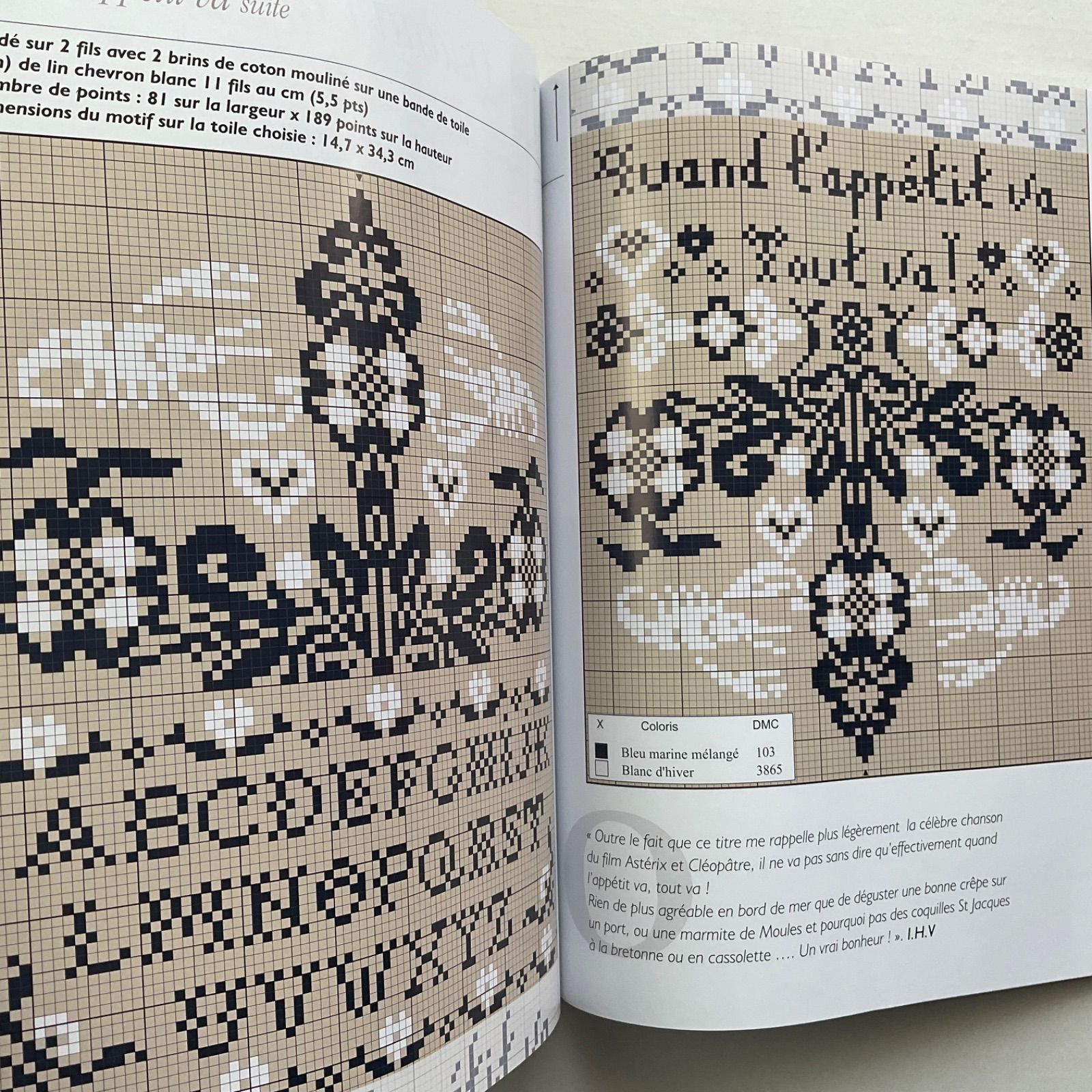 手芸本 刺繍 クロスステッチ フランス DMC 海のモチーフ 新品 入手困難 