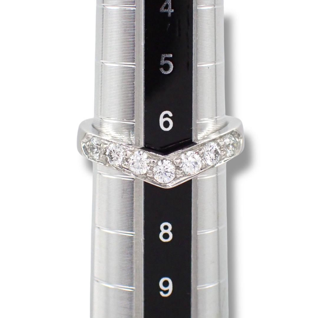 ティファニー 7号 Vバンド リング 指輪 7P ダイヤ Pt950 3942 ティファニー 7号 Vバンド リング 指輪 7P ダイヤ Pt950 3942 - メルカリ