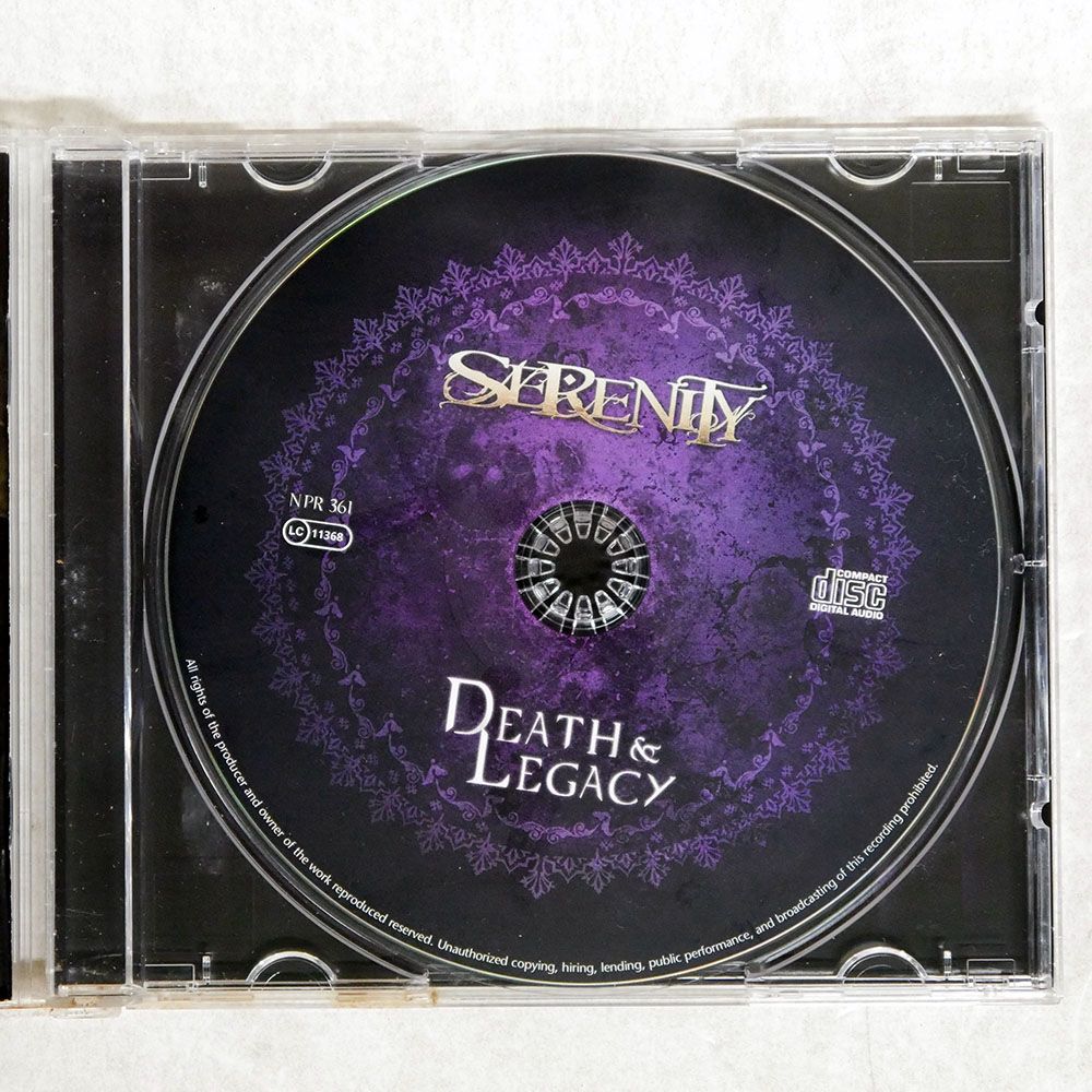 オーストリア盤 SERENITY/DEATH & LEGACY/NAPALM NPR361 CD