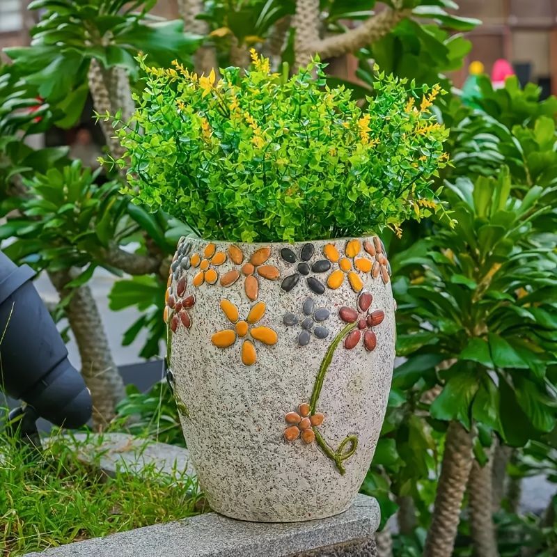 花鉢　花柄　足付　プランター　ガーデン　置物 楽天市場】ガーデニング（植木鉢・プランター｜ガーデニング