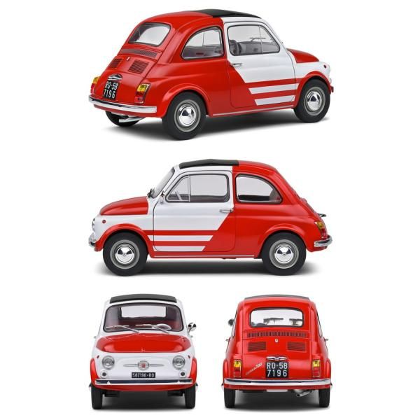 新品 SOLIDO 1/18 フィアット 500 TURBINA TRIBUTE 1965