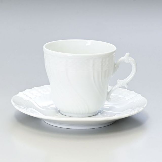 【リチャードジノリ】　ベッキオカプリ　ティーカップ&ソーサー 　２４０cc　（一客）　 ① リチャードジノリ ベッキオカプリ ティーカップ\u0026ソーサー ２４０cc