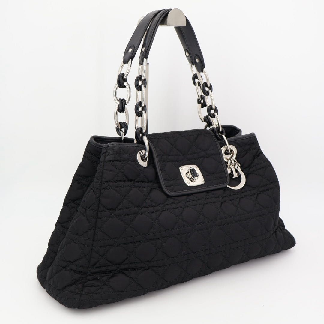 クリスチャンディオール Christian Dior カナージュ チェーンハンドバッグ