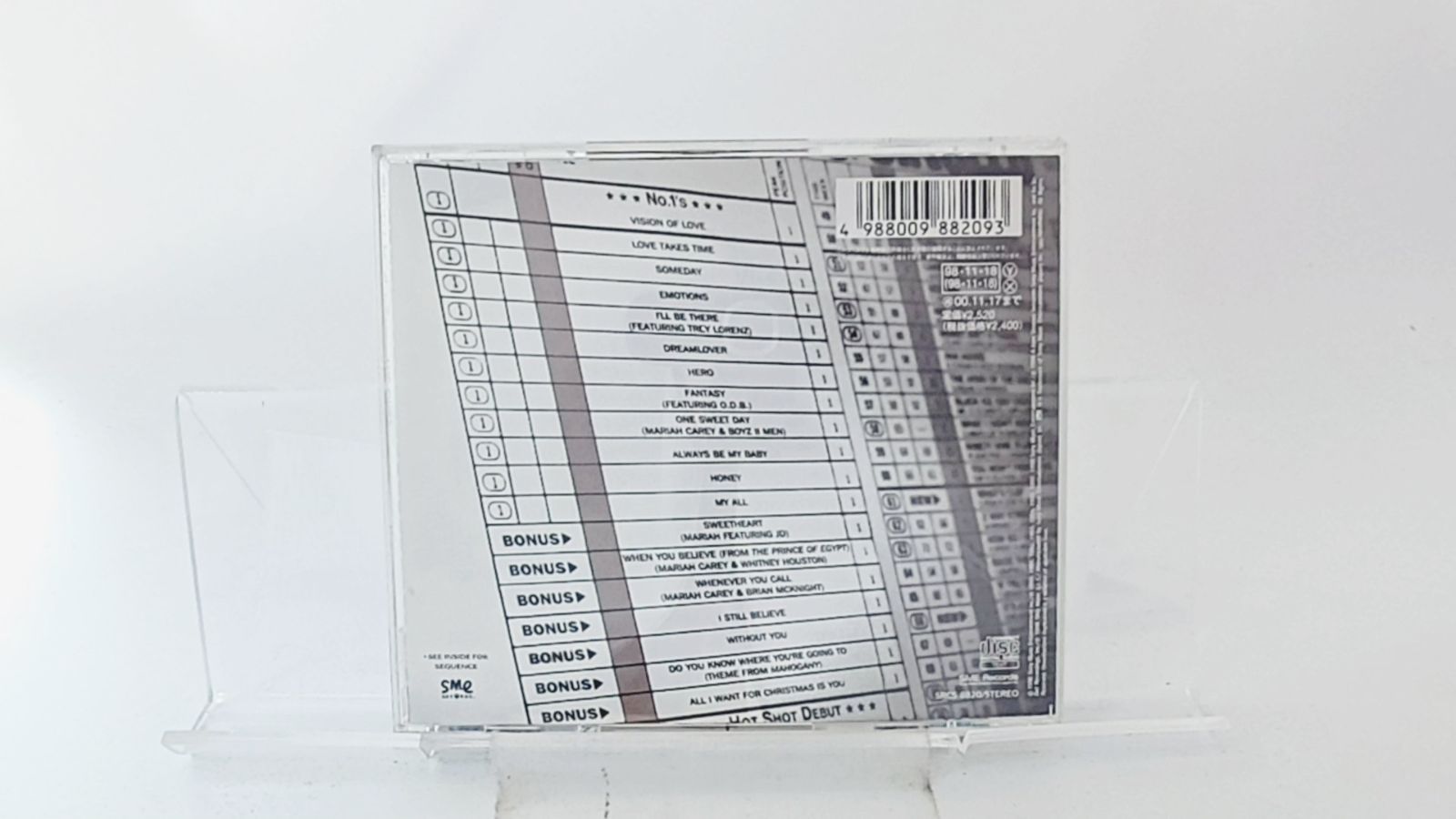 国内盤CD☆マライア・キャリー/Mariah Carey□ The Ones
