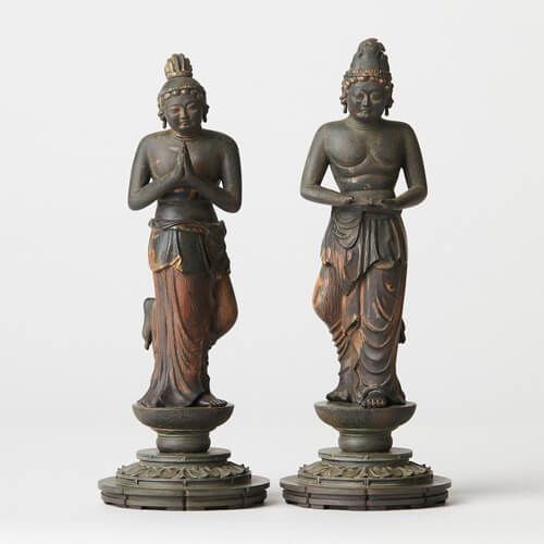 イスム TanaCOCORO(掌) 仏像 菩薩半跏像 ポリストーン