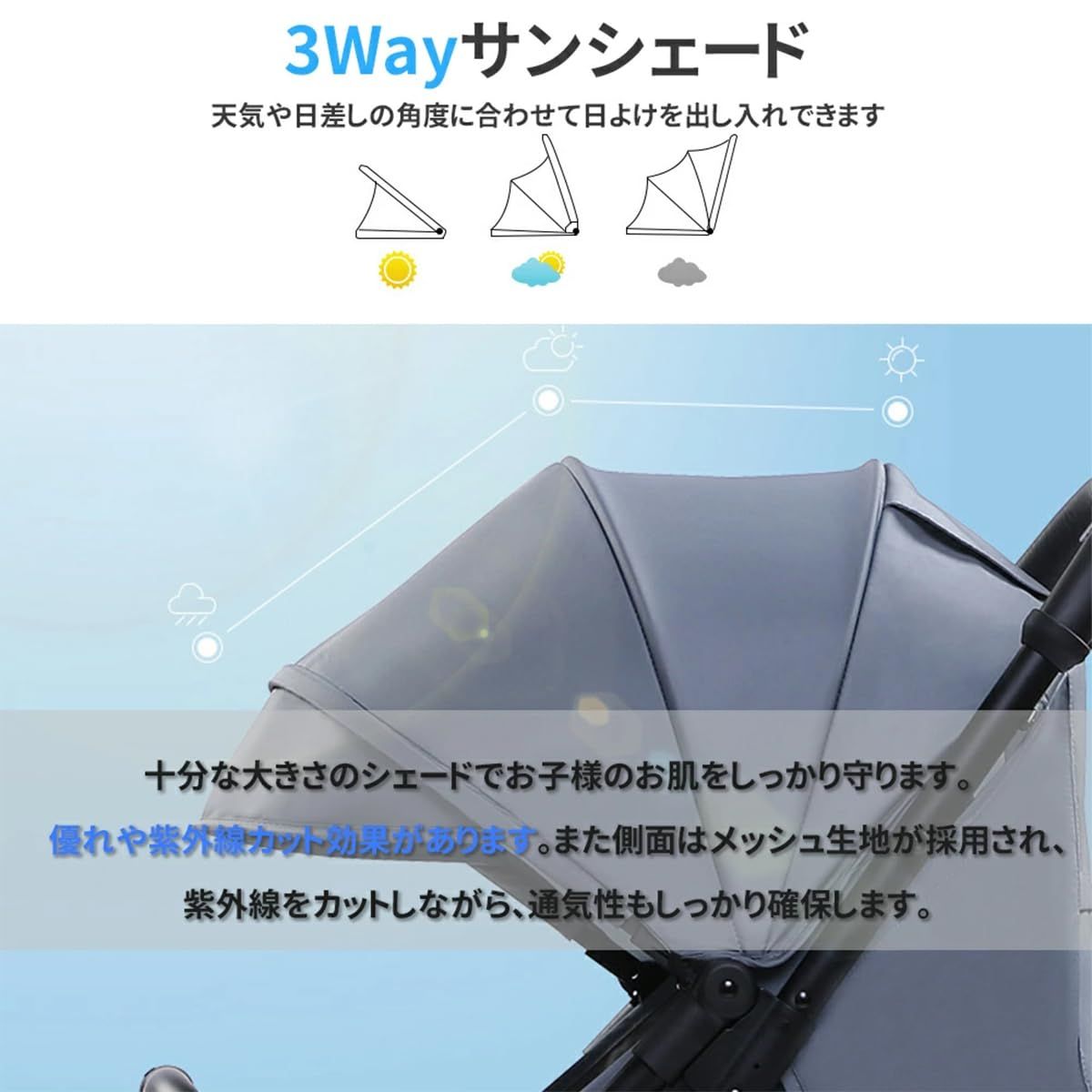 ZOOBLY b型 ベビーカー 赤ちゃん ベビー 軽量 コンパクト 折りたたみ リクライニング 出産祝い SG基準適合 1か月 36か月まで SKLAD-KIRPICHA_RU