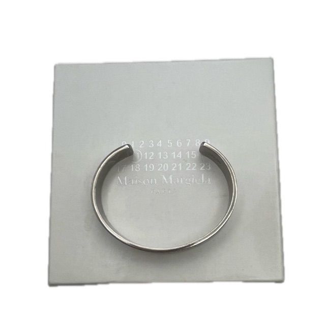 ▽Maison Margiela メゾンマルジェラ バングル SM1UY0052 SV925 き 00598