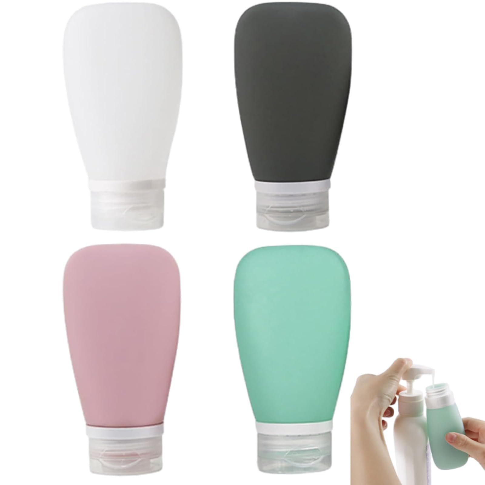 特価商品】4個セット 60ML トラベルボトル 旅行 便利グッズ