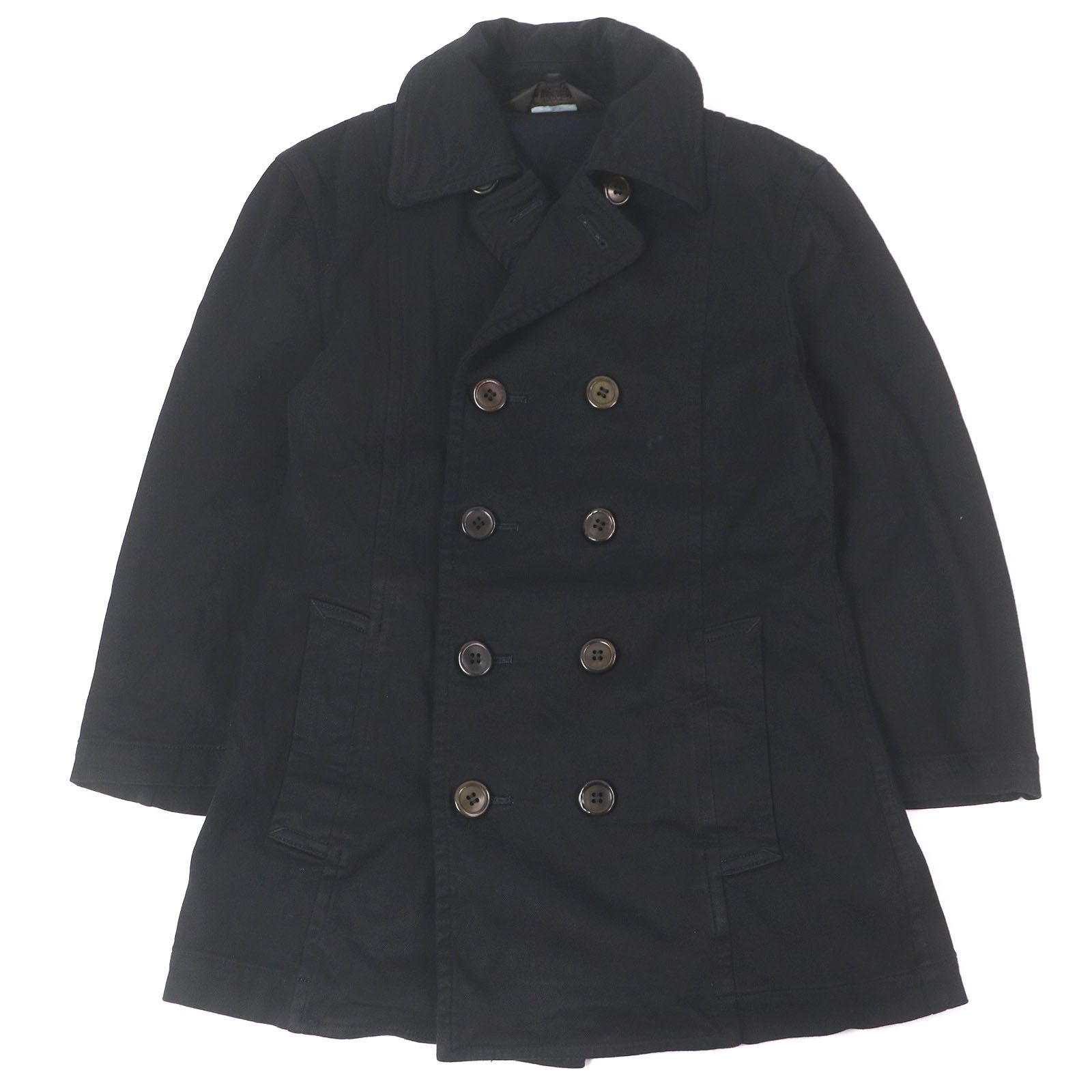 BLACK ファッション Wtaps ピーコート L WTAPS BLACK WATCH P COAT