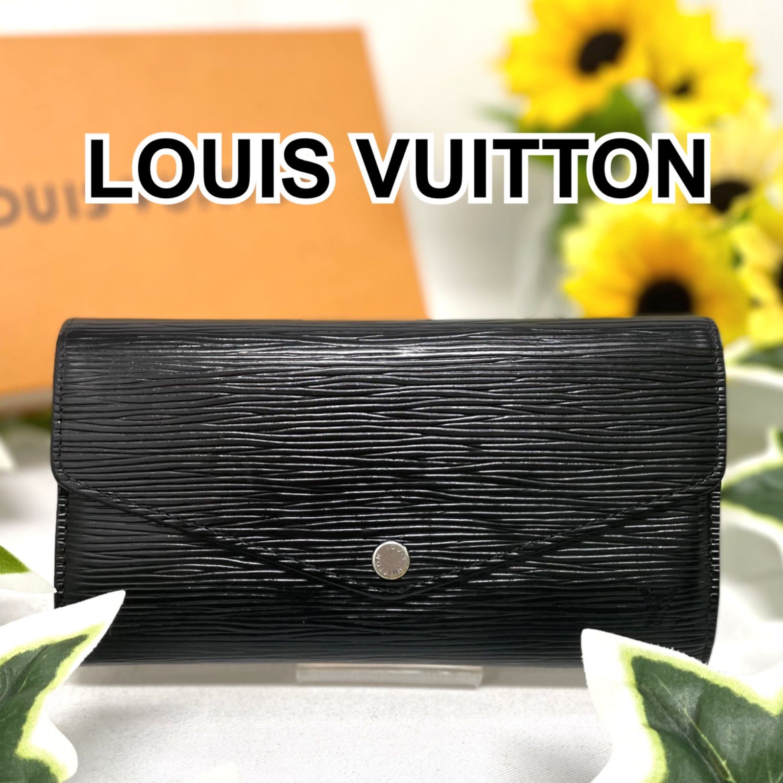 Louis Vuitton ルイヴィトン エピ デニム ポルトフォイユ サラ