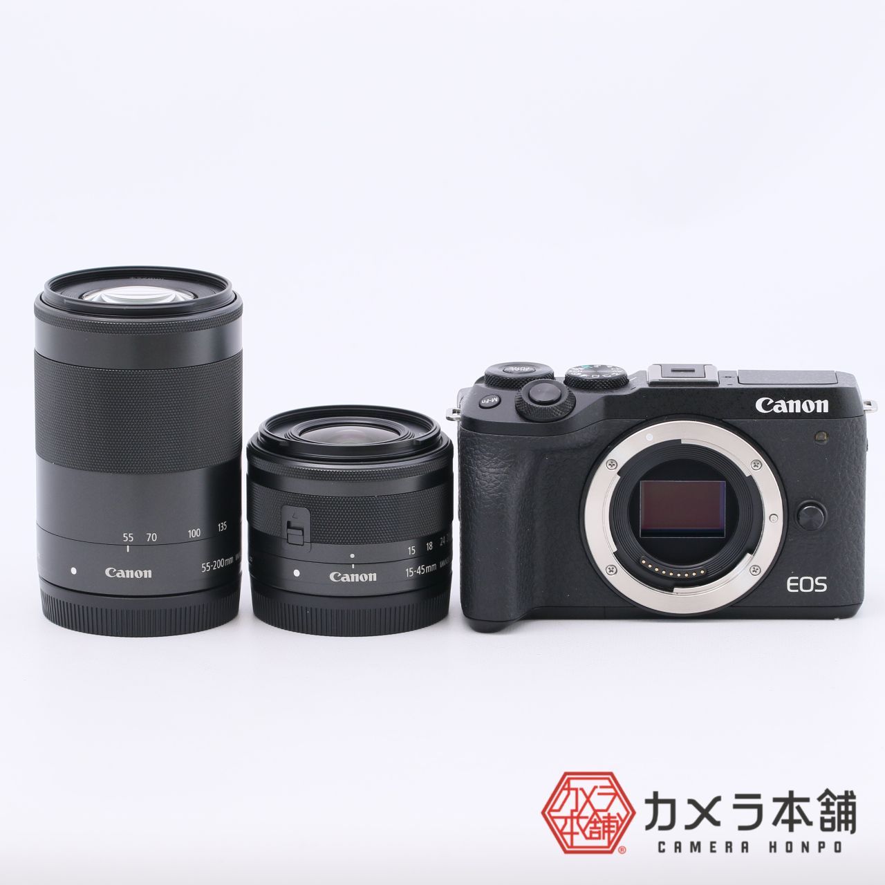 Canon EOS M6 ダブルズームキット 15-45 55-200 CANON EOS M6 ダブル