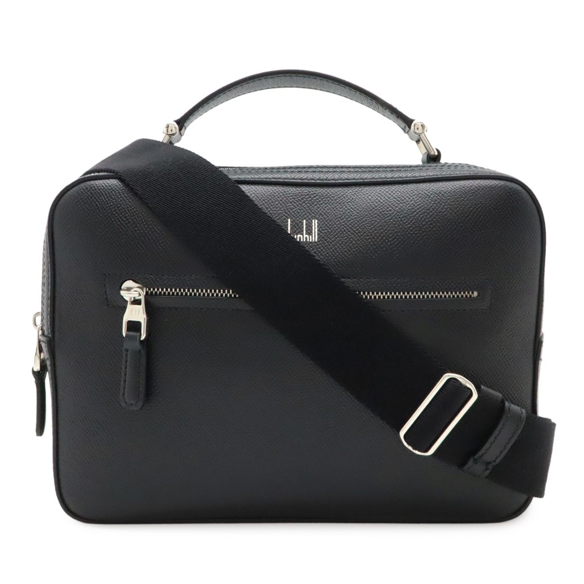 【SALE!】DUNHILL レザー 2wayバッグ ショルダーハンド 黒 dunhill ダンヒル カドガン ハンドバッグ 2WAY ショルダーバッグ