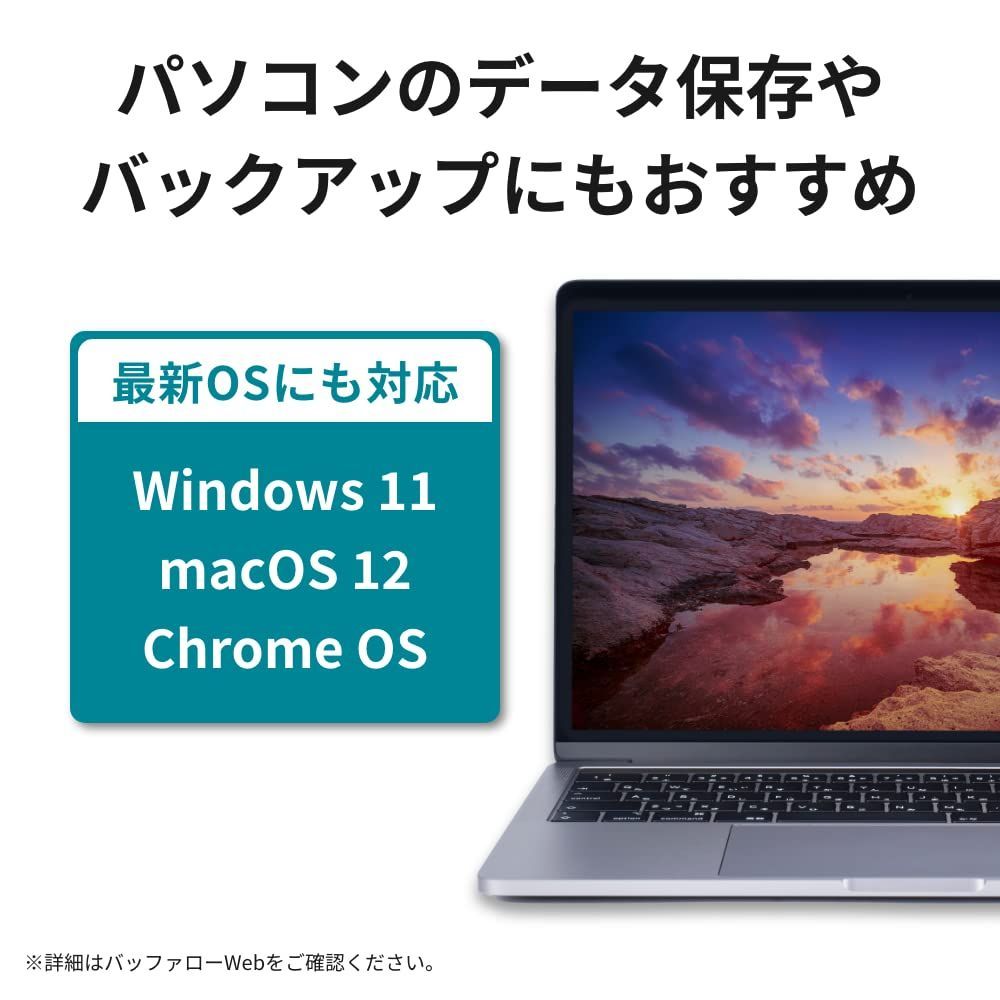 外付けハードディスク 4TB 【Amazon.co.jp限定】バッファロー テレビ