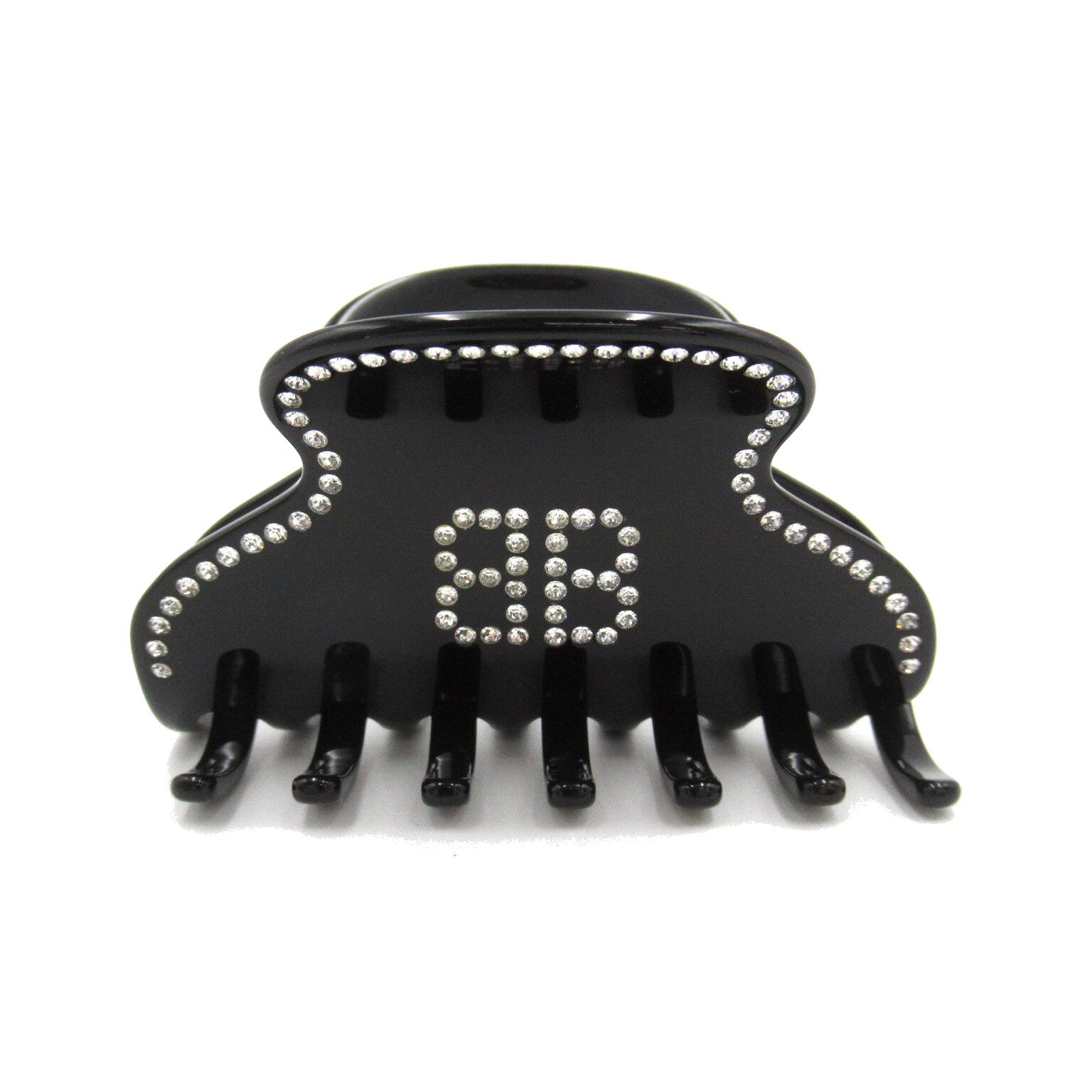 バレンシアガ BALENCIAGA その他ファッション雑貨 ヘアクリップ 769727T051S5642 ブラック|クリスタル プラスチック ヘクリップ レディース