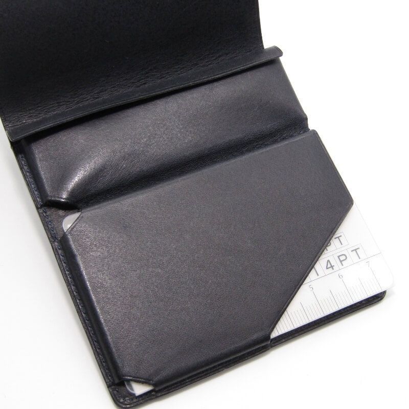 【SYRINX】レザー 二つ折り財布 ブラック　HITOE Fold SYRINX(シュリンクス)財布の口コミ評判レビュー！二つ折り財布
