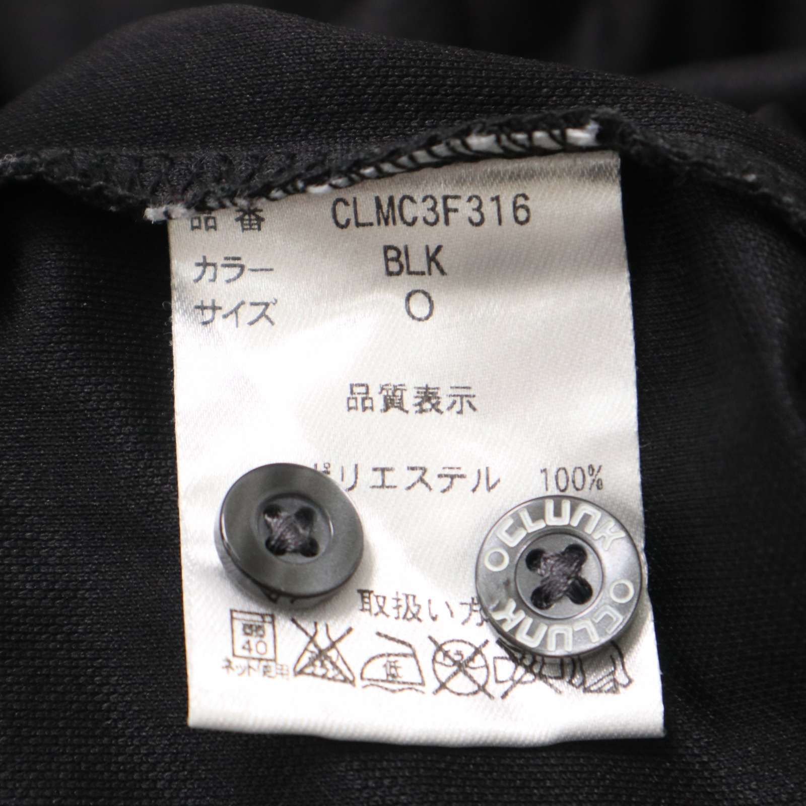CLUNK クランク ゴルフ 通年 ロゴ刺繍☆ 長袖 チェック ボタン