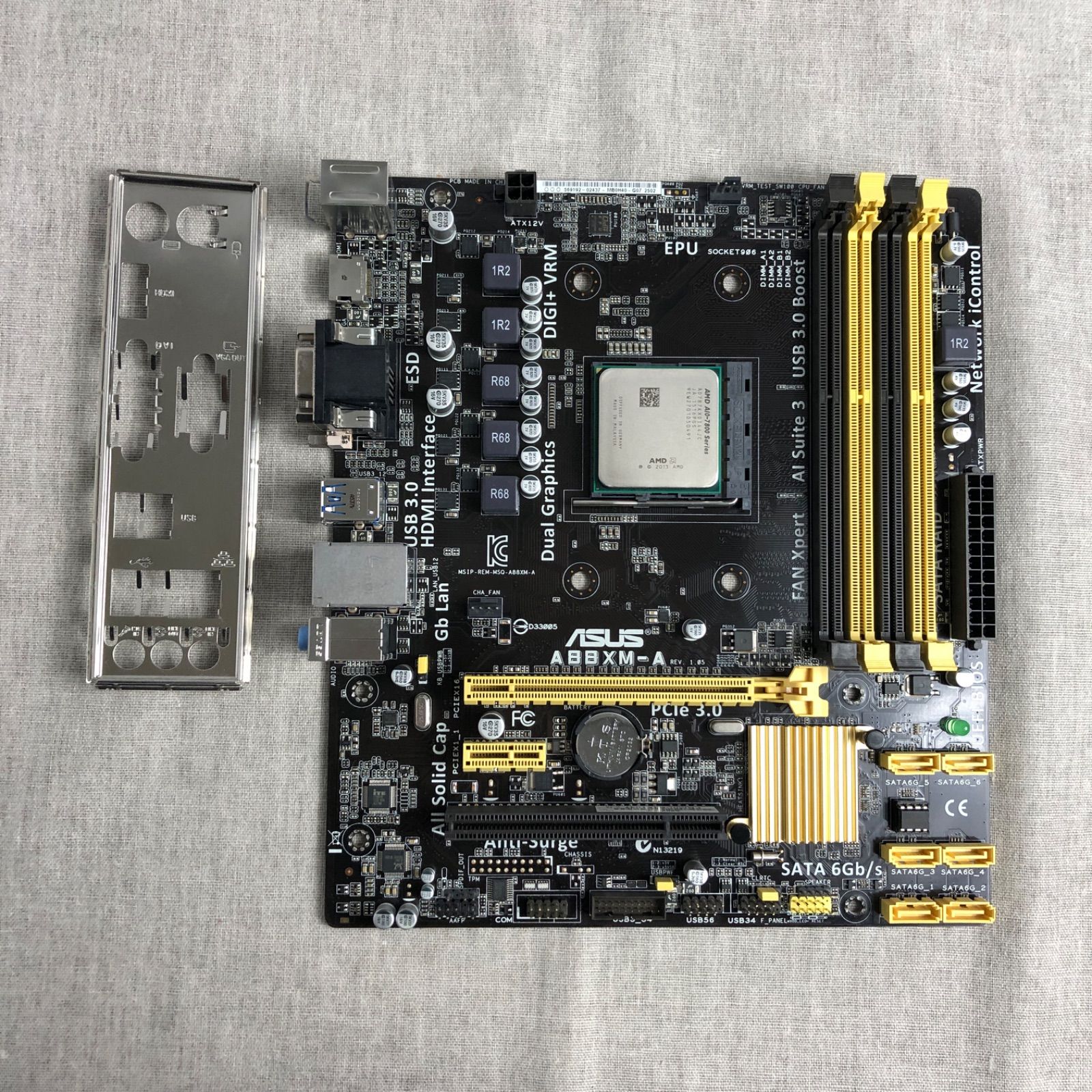 AMD A10-7800(4コア 3.5Ghz)と対応マザーボード
