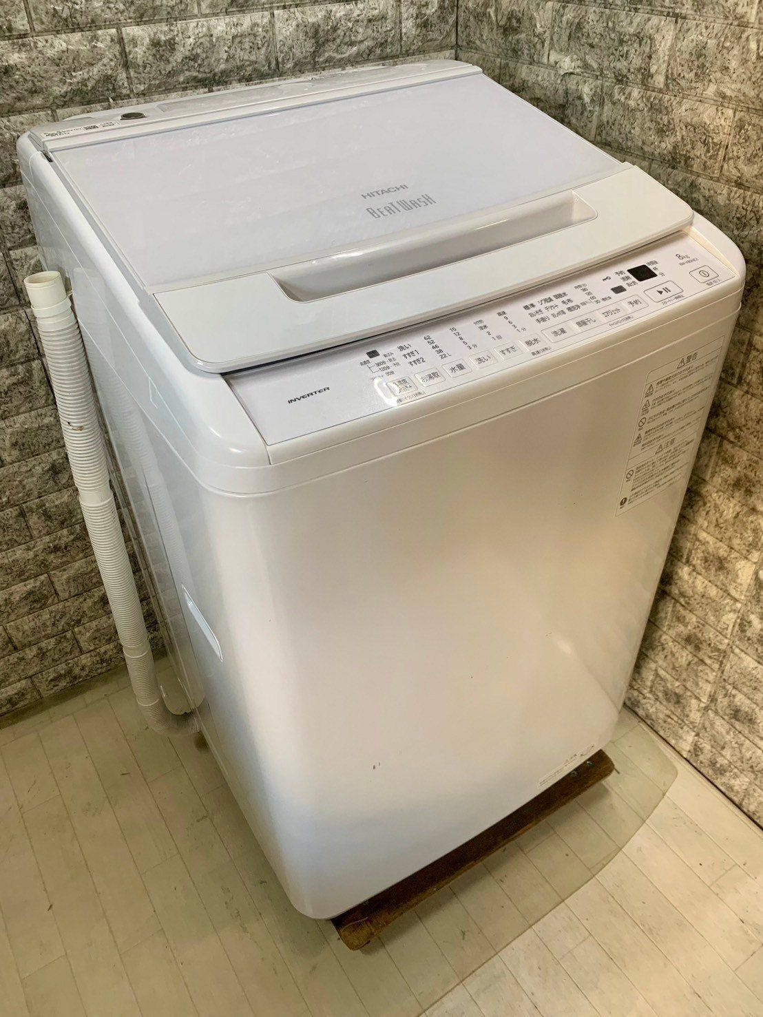 大阪送料無料☆3か月保障付き☆洗濯機☆2022年☆8kg☆日立☆BW-V80HE2 