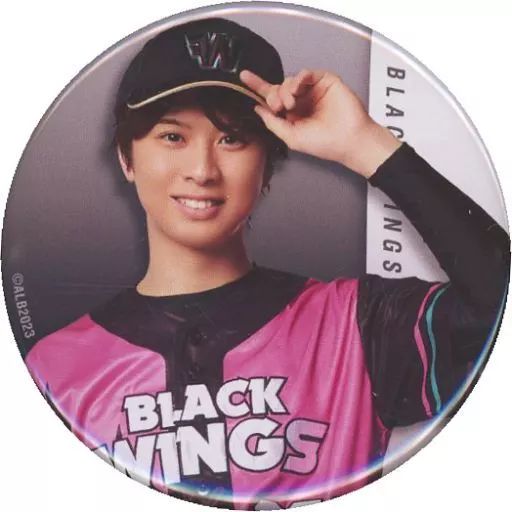 ACTORS☆LEAGUE in Baseball A☆Lくじ 岡宮来夢 中古】バッジ・ピンズ 岡宮来夢 缶バッジ 「『ACTORS☆LEAGUE in