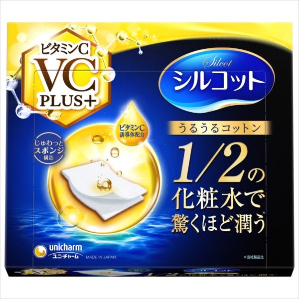 まとめ買い-36点セット シルコットうるうるコットンビタミンＣ ＰＬＵＳ＋４０枚 ユニ チャーム コットン