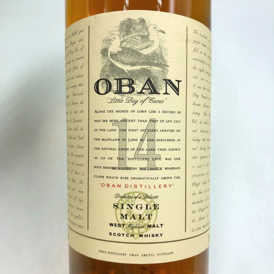 オーバン シングルモルト 14年 700ml 43% OBAN 【T1】 - メルカリ