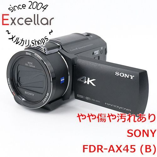 bn:16] SONY製 デジタル4Kビデオカメラレコーダー FDR-AX45/B ブラック ...